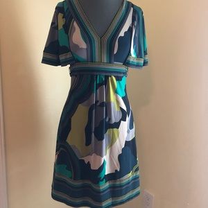 BCBG dress with tie waist.